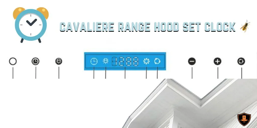 cavaliere range hood set clock