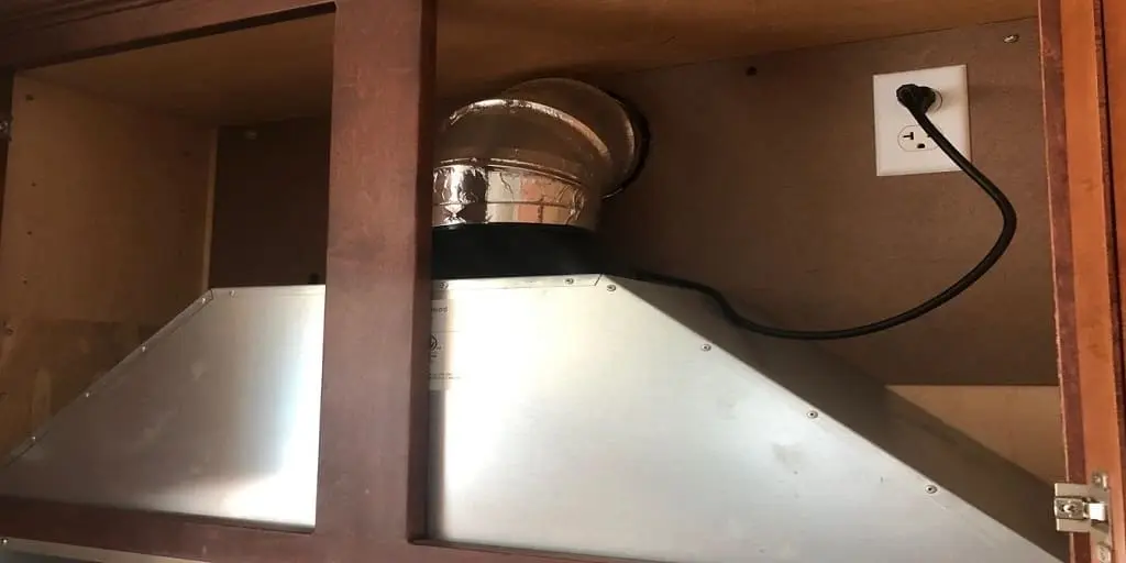 Recheck range hood insert installation process